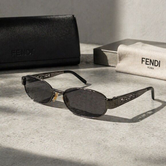90s vintage FENDI ツーポイント メガネ 未使用品Y2K 90s vintage